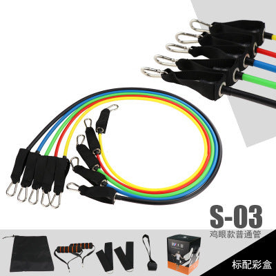 Yoga Exercise Fitness Rubber Tubes Band Stretch Training Home Gyms Workout Elastic Pull Rope