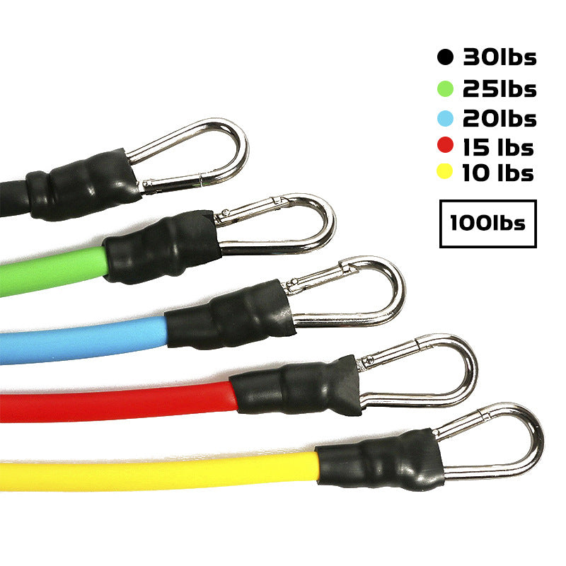 Yoga Exercise Fitness Rubber Tubes Band Stretch Training Home Gyms Workout Elastic Pull Rope