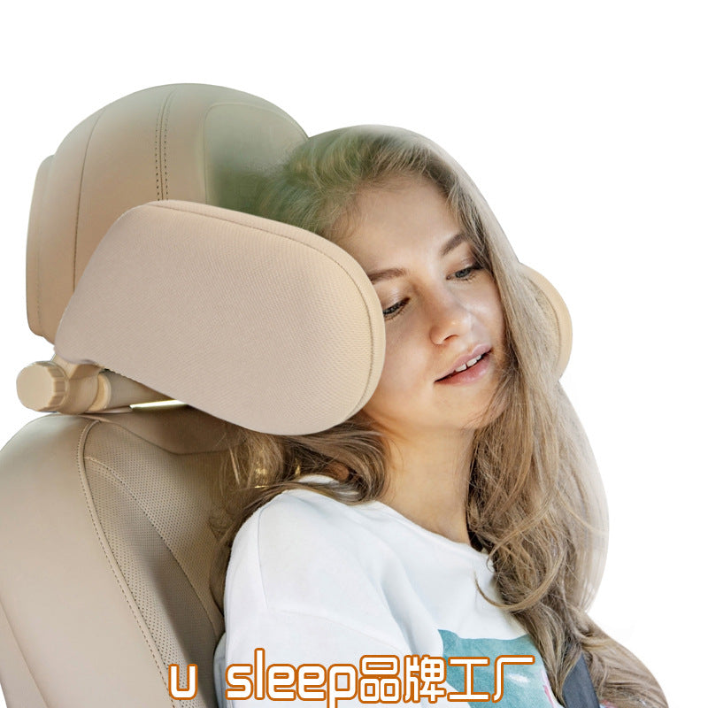 Car  U-shaped pillow car pillow sleep artifact side headrest seat sleep sleep headrest quality(cloth)
