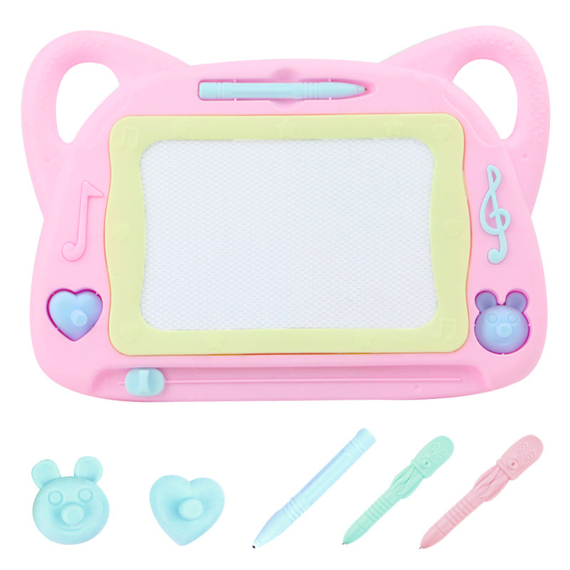 Children's drawing board color magnetic writing board infant puzzle small blackboard baby doodle toys 2-3-5 years old