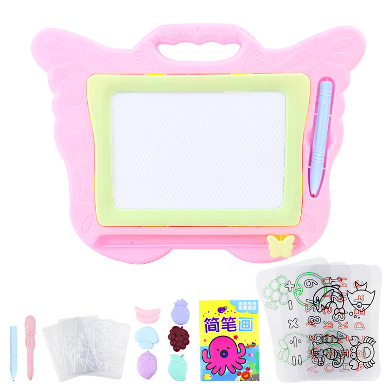 Children's drawing board color magnetic writing board infant puzzle small blackboard baby doodle toys 2-3-5 years old