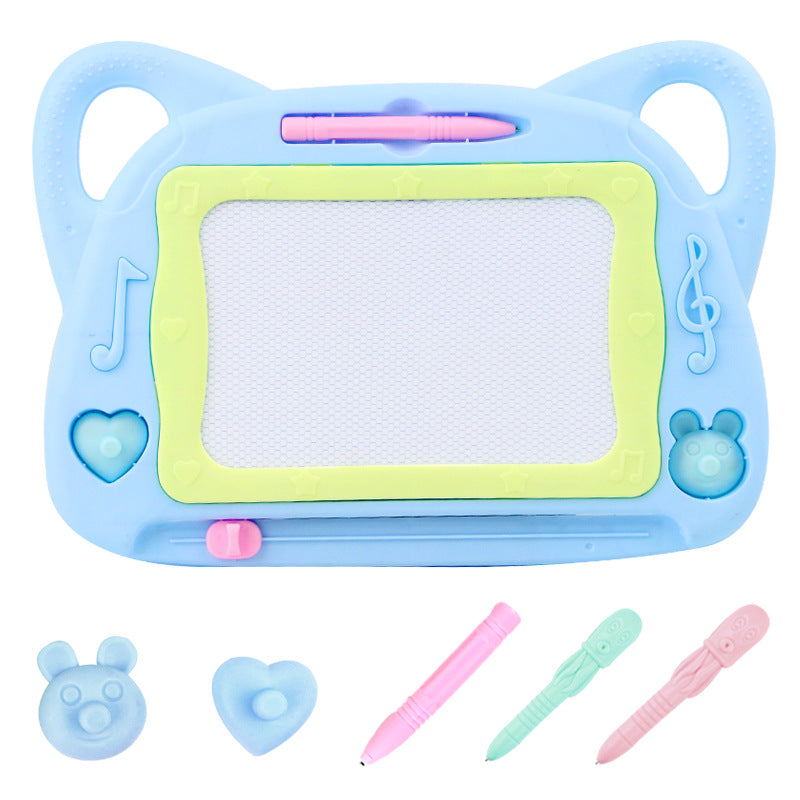 Children's drawing board color magnetic writing board infant puzzle small blackboard baby doodle toys 2-3-5 years old