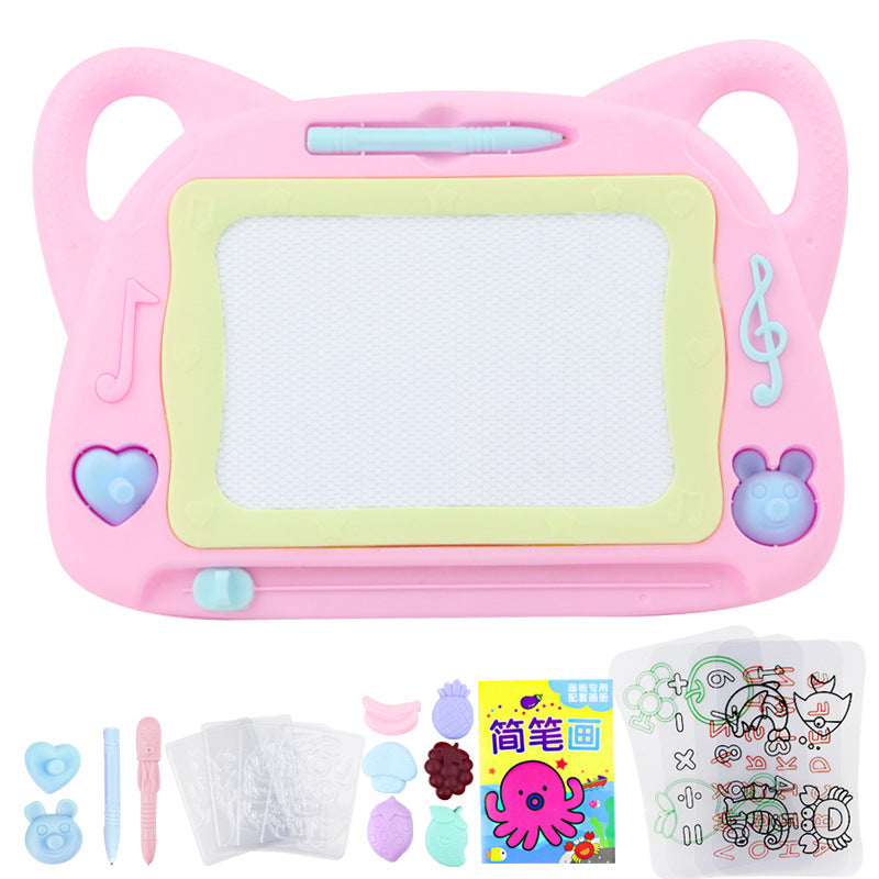 Children's drawing board color magnetic writing board infant puzzle small blackboard baby doodle toys 2-3-5 years old