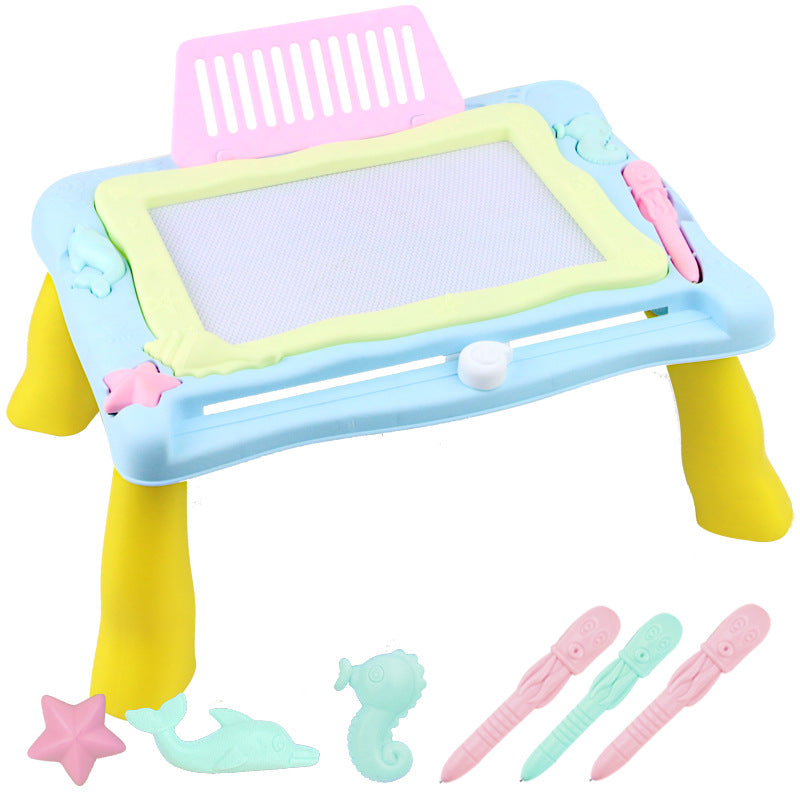 Children's drawing board color magnetic writing board infant puzzle small blackboard baby doodle toys 2-3-5 years old