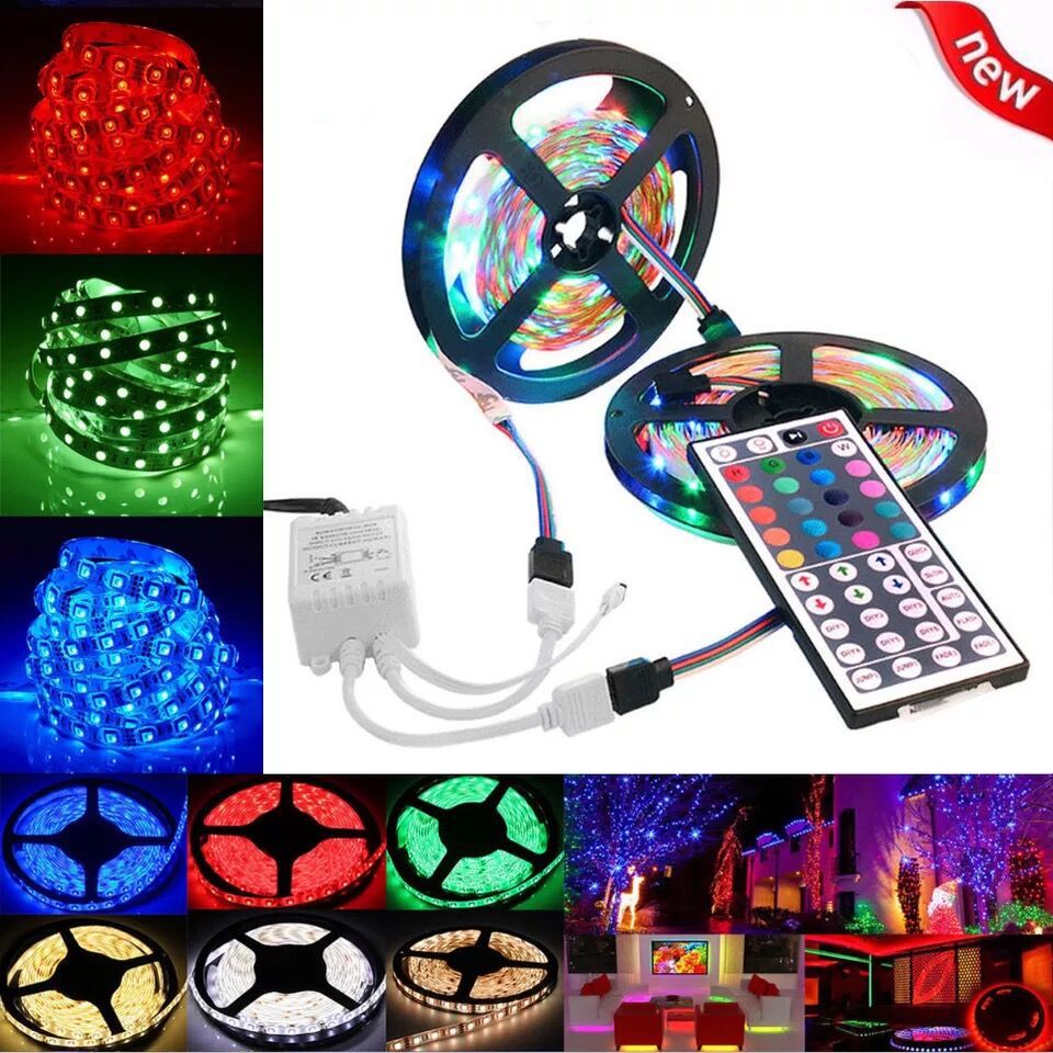 12v2835RGB colorful change light bar led light belt bare board is not waterproof 2A 24 key 44 key light belt set