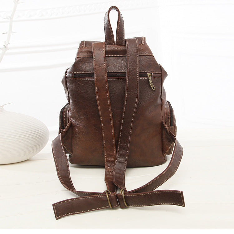 Retro Backpack Women 2020 New Women Bag Fashion Trend Hook Women's Backpack Student Schoolbag Factory Direct