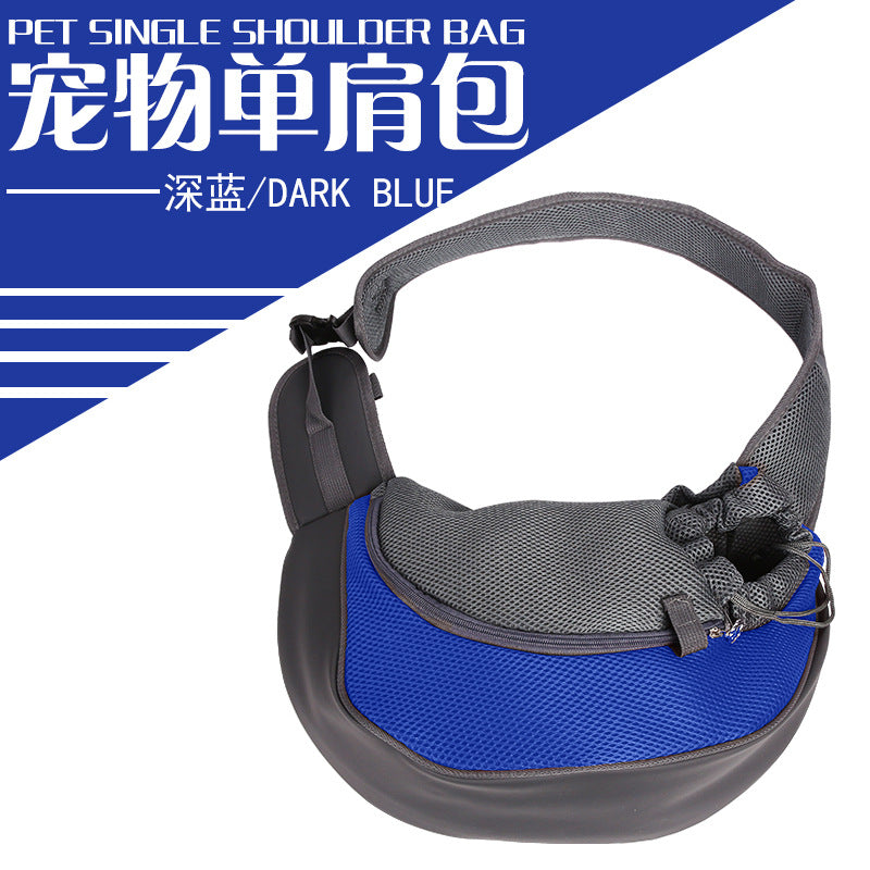Pet Bag One Shoulder Diagonal Chest Dog Bag Breathable Outgoing Portable Pet Bag Pet Products Factory Direct