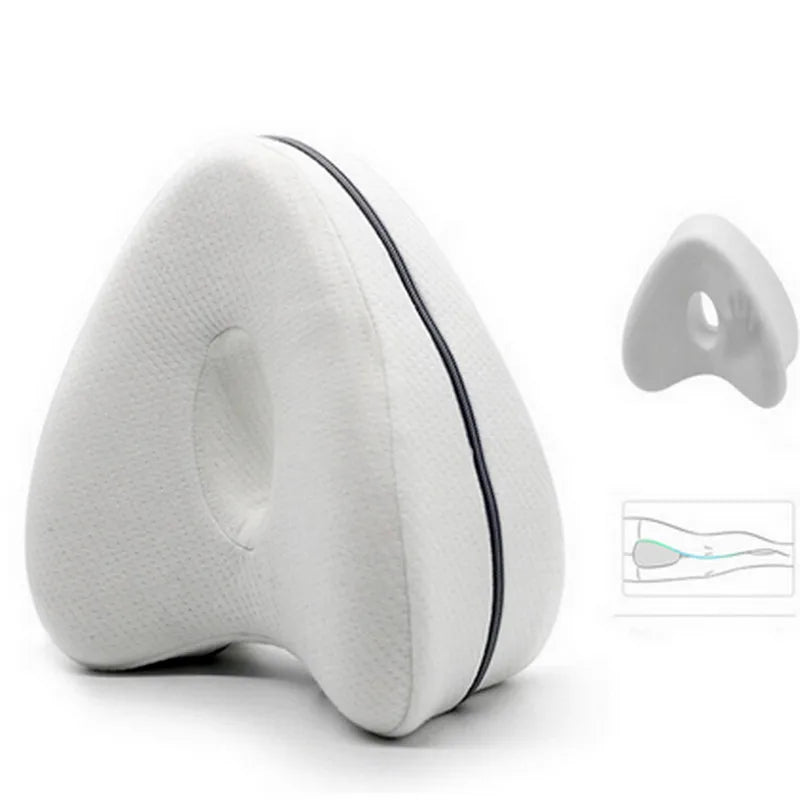 Newest Heart-Shaped Foam Memory Pillow  Memory Foam Leg Pillow Orthopaedic Pillow Back Hips Knee Support Relief Back Hips Wedge